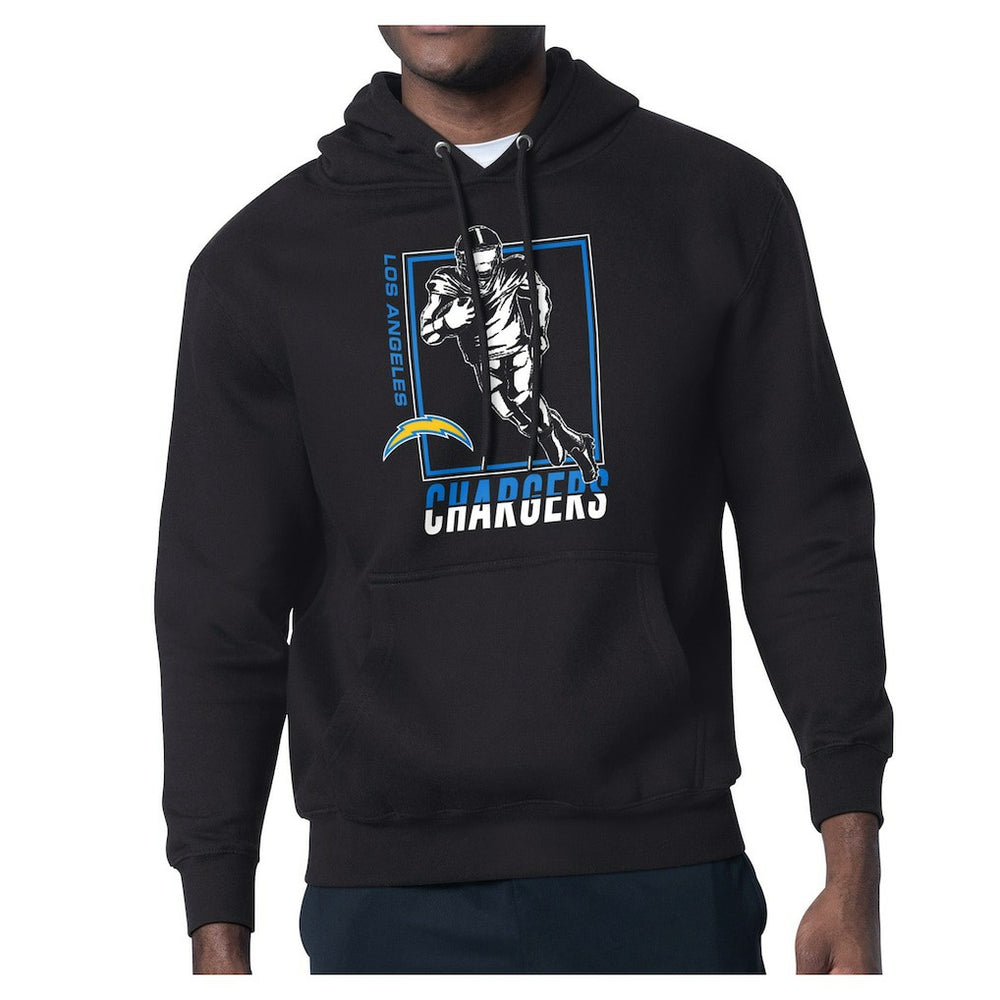 Starter Player Grid Pullover Hoodie - Los Angeles Chargers