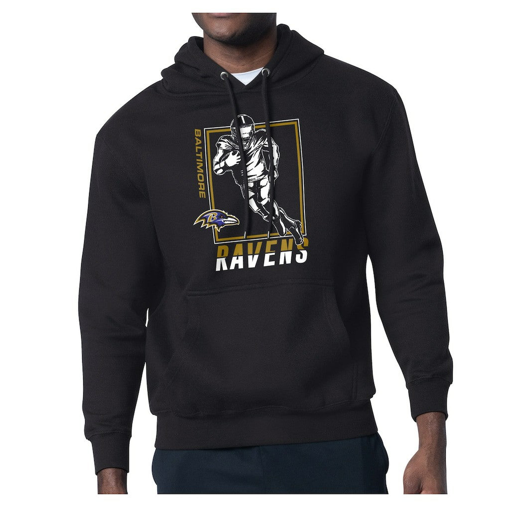 Starter Player Grid Pullover Hoodie - Baltimore Ravens