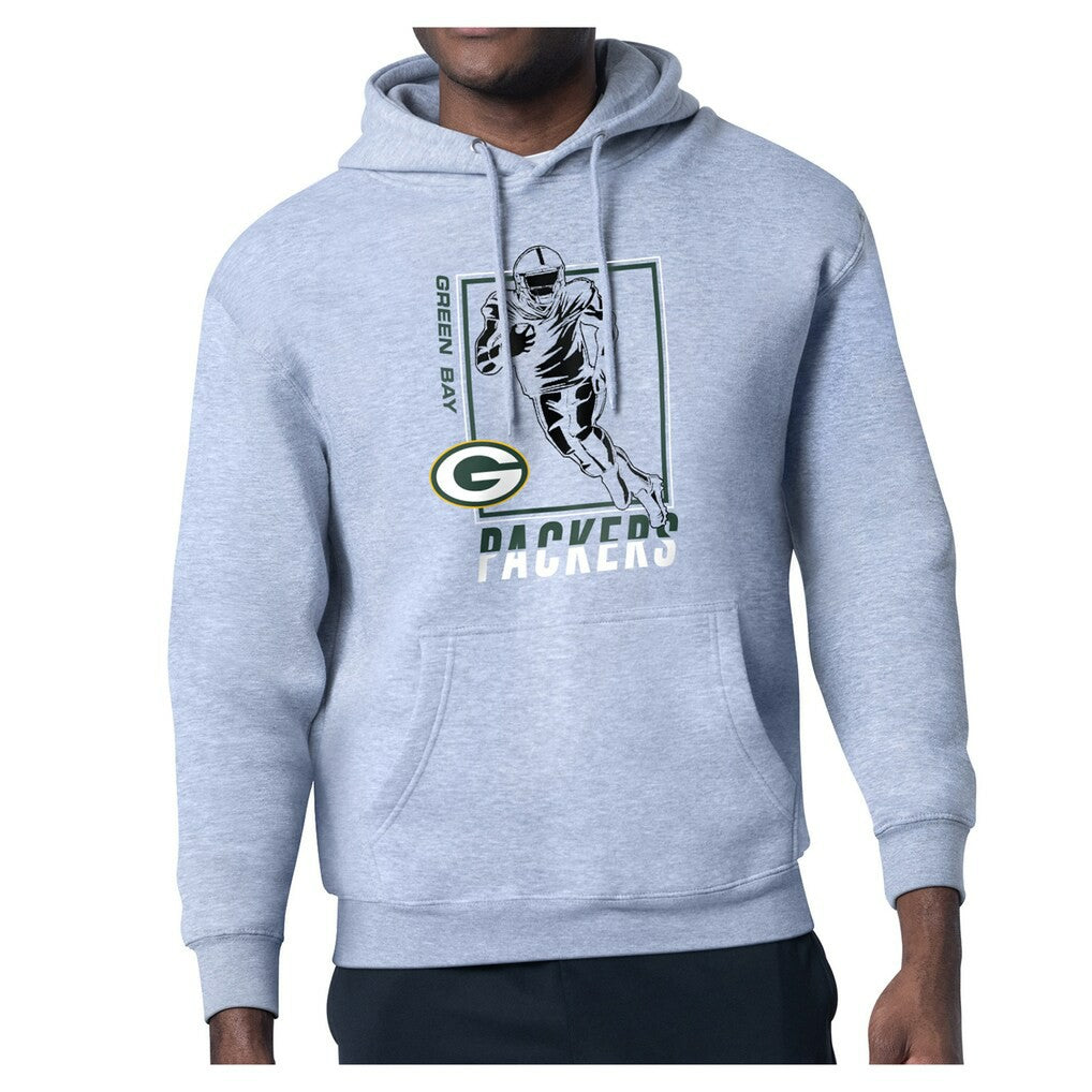 Starter Player Grid Pullover Hoodie - Green Bay Packers