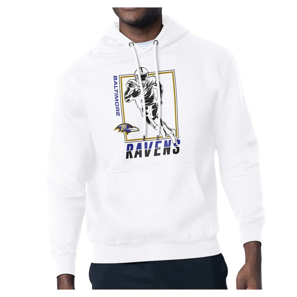 Starter Player Grid Pullover Hoodie - Baltimore Ravens