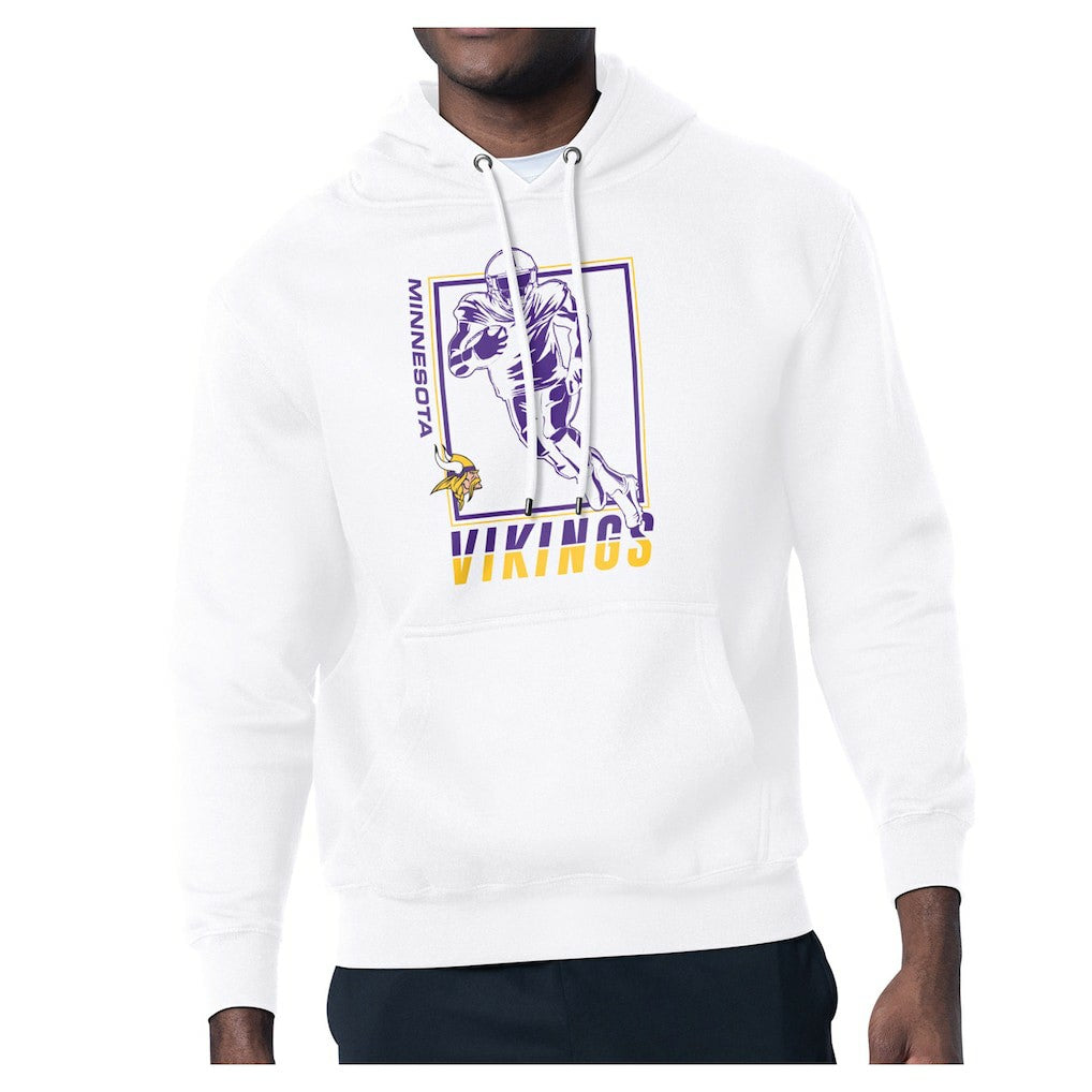 Starter Player Grid Pullover Hoodie - Minnesota Vikings