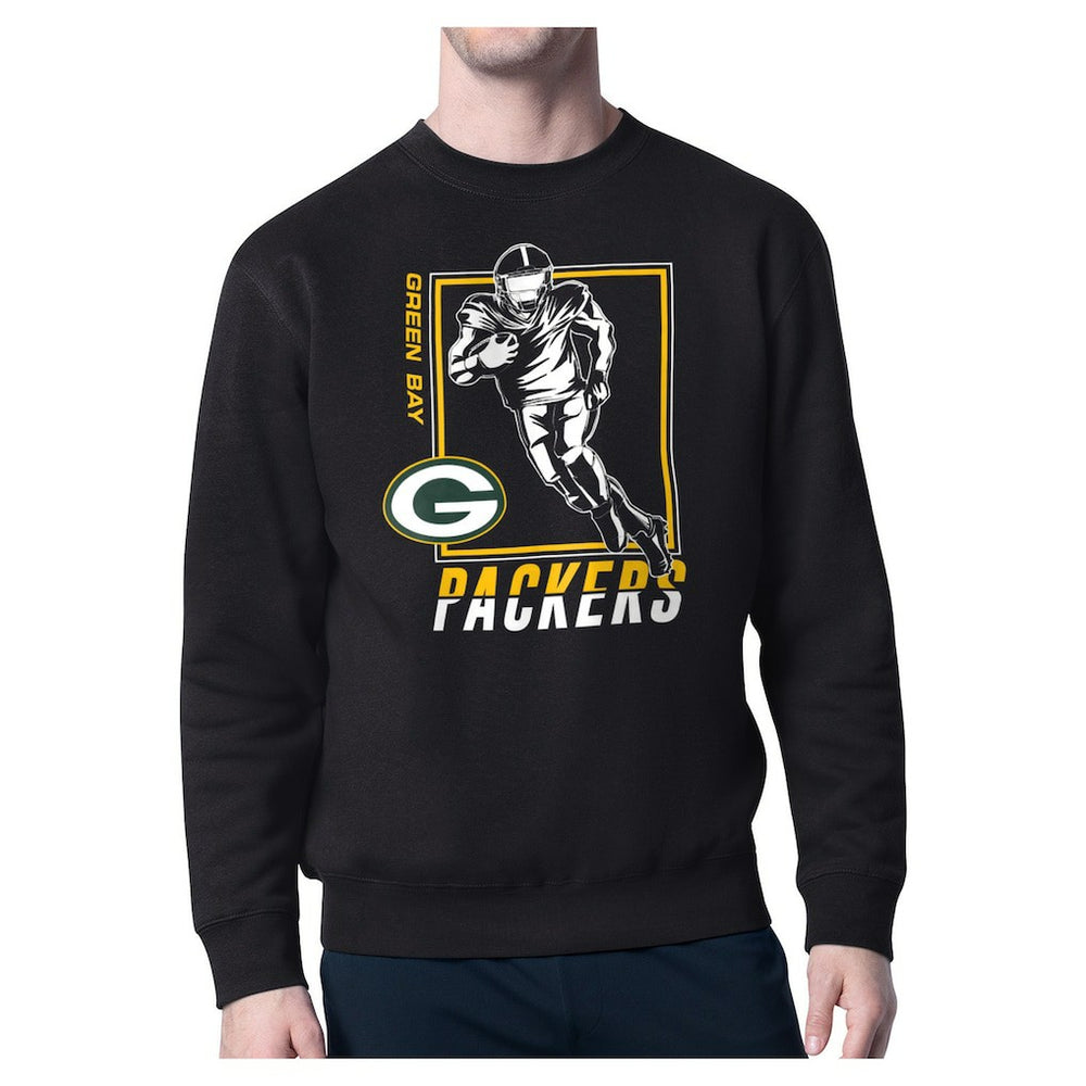 Starter Player Grid Pullover Sweatshirt - Green Bay Packers