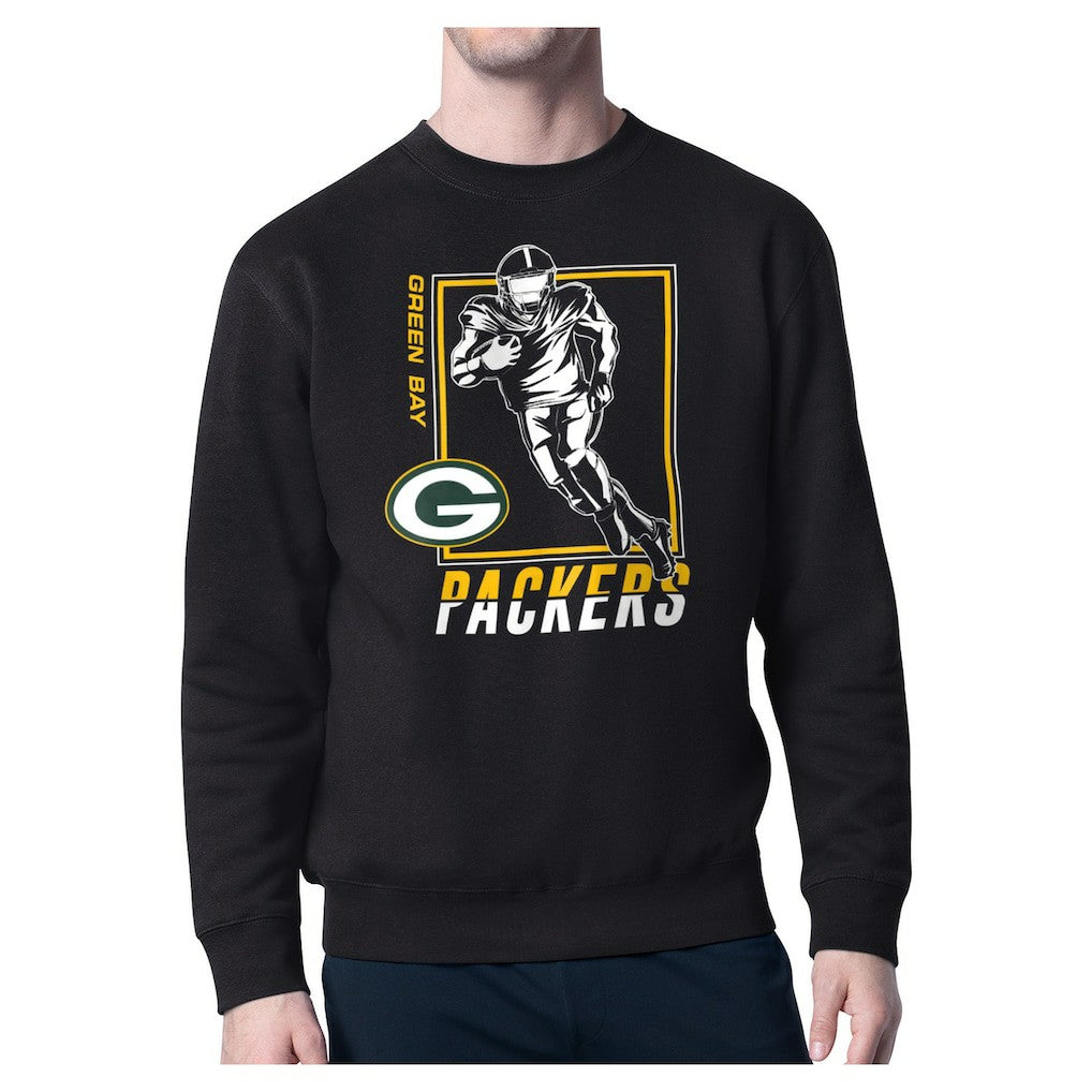Starter Player Grid Pullover Sweatshirt - Green Bay Packers