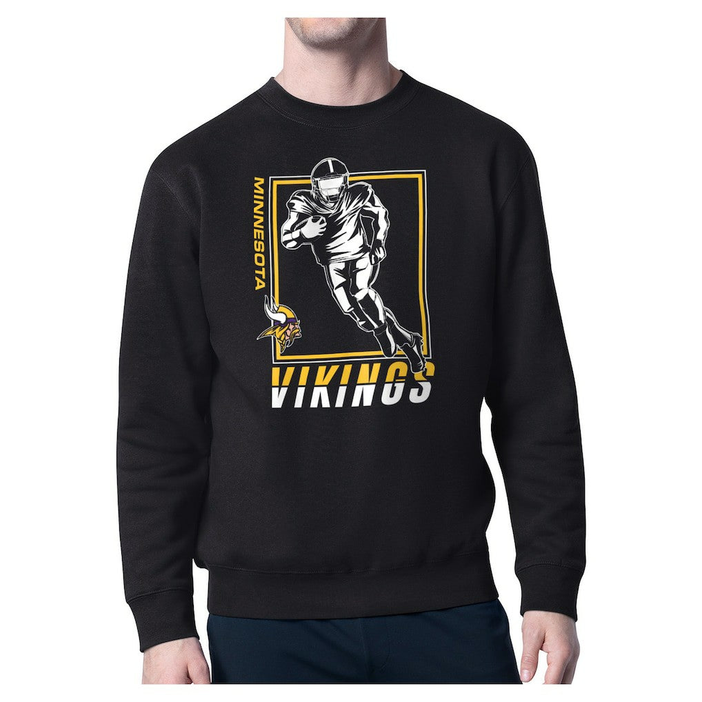 Starter Player Grid Pullover Sweatshirt - Minnesota Vikings