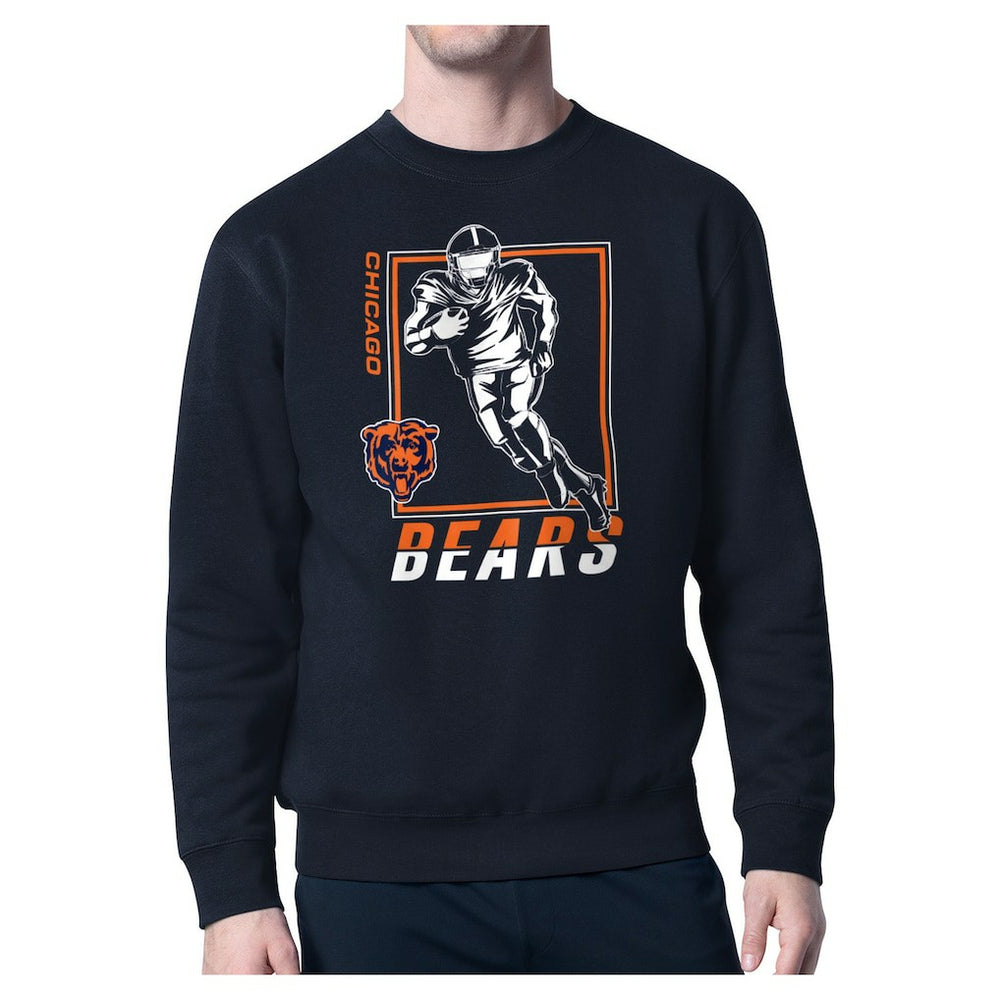 Starter Player Grid Pullover Sweatshirt - Chicago Bears