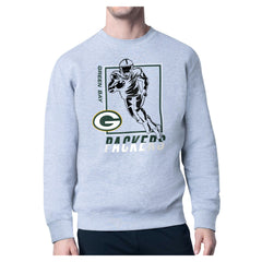 Starter Player Grid Pullover Sweatshirt - Green Bay Packers