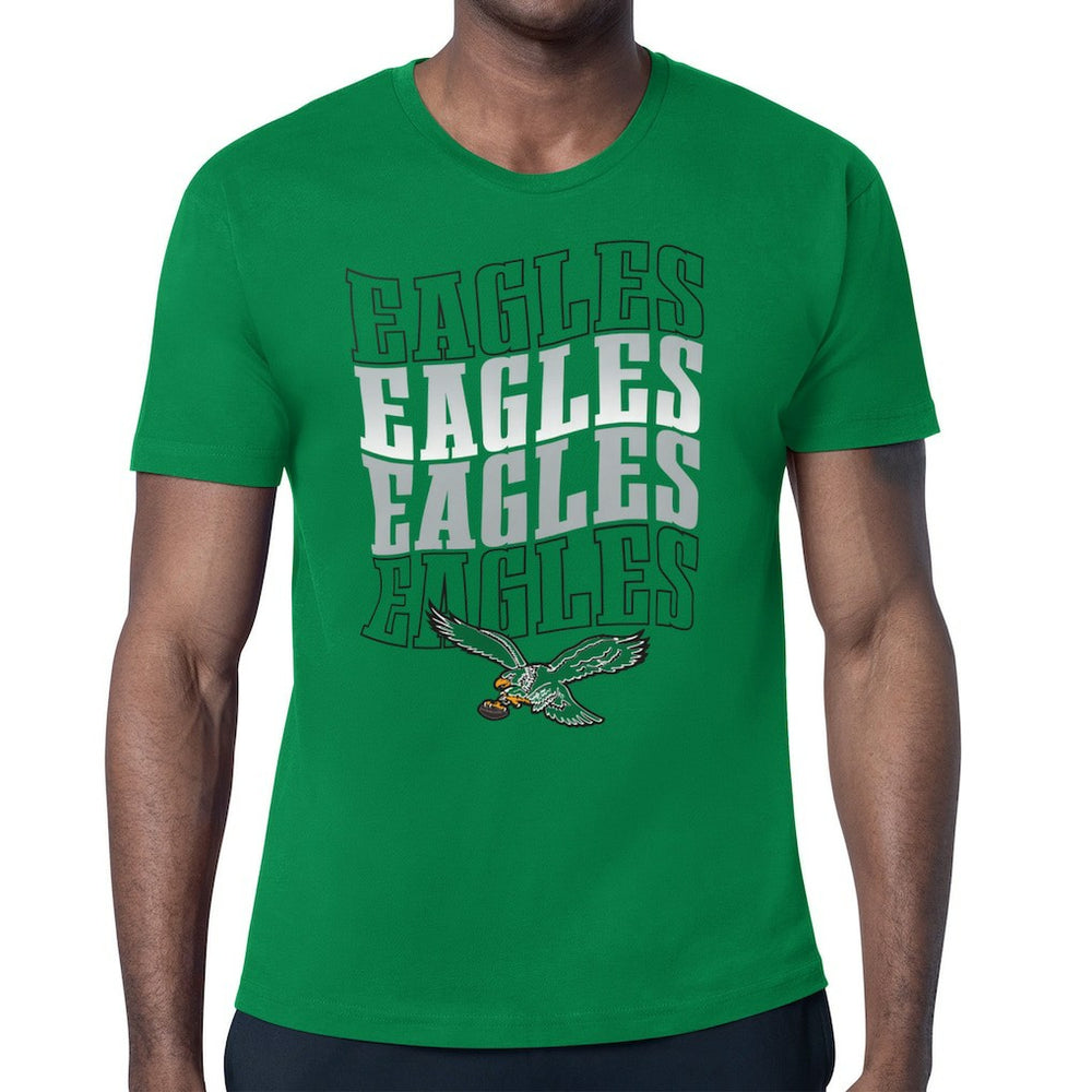 Starter Stacked Retro Logo T-Shirt - Philadelphia Eagles