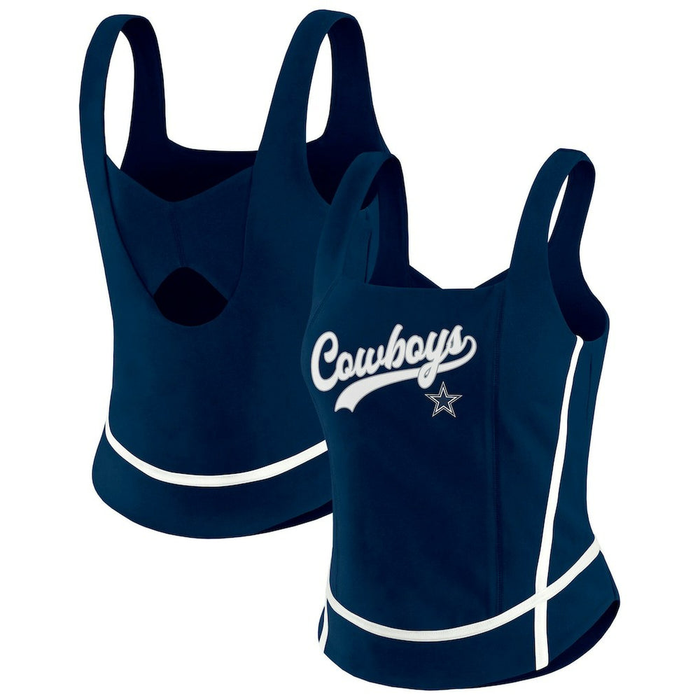 WEAR by Erin Andrews Women's Square Neck Tank Top - Dallas Cowboys