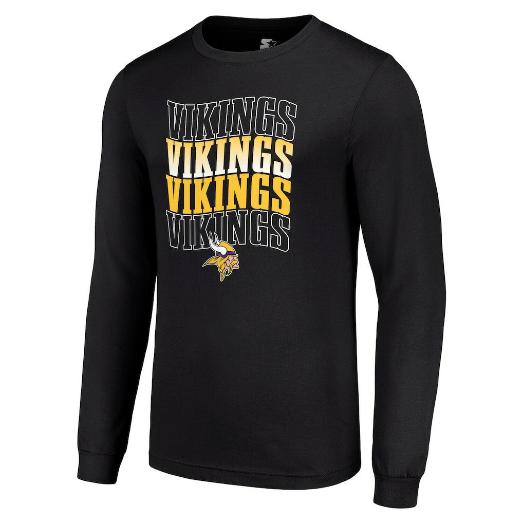 Starter Team Name Graphic Long Sleeve T-Shirt - Minnesota Vikings