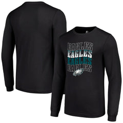 Starter Team Name Graphic Long Sleeve T-Shirt - Philadelphia Eagles