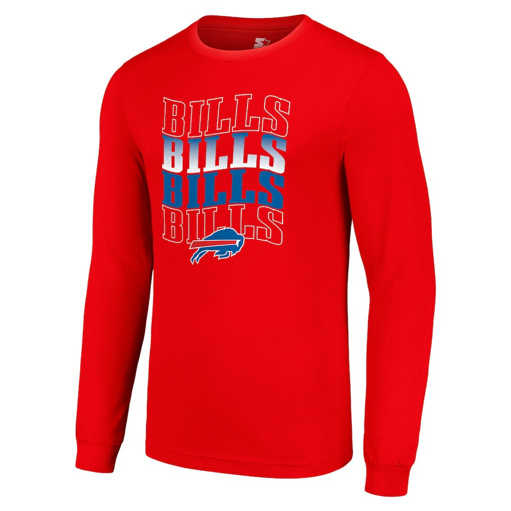 Starter Team Name Graphic Long Sleeve T-Shirt - Buffalo Bills