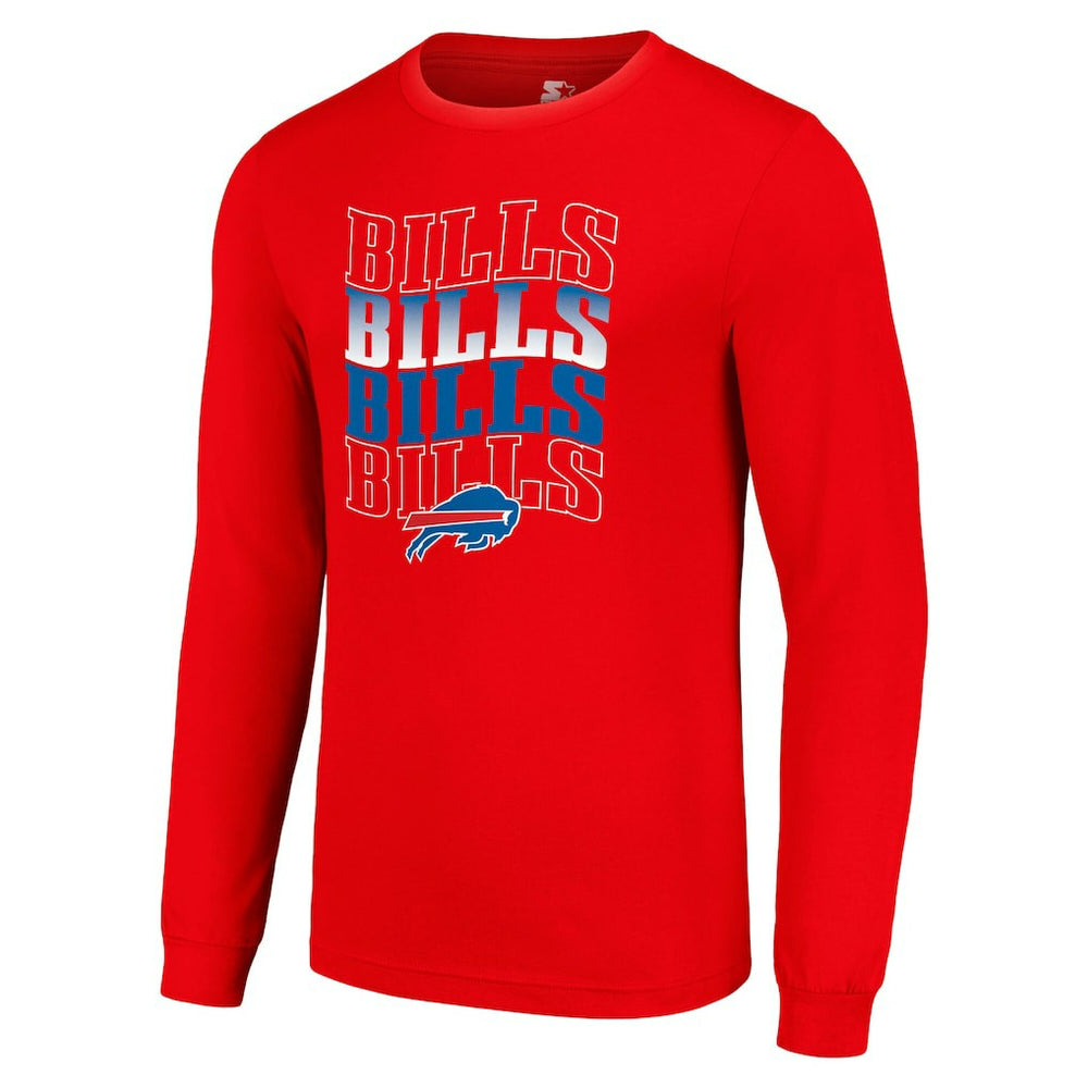 Starter Team Name Graphic Long Sleeve T-Shirt - Buffalo Bills
