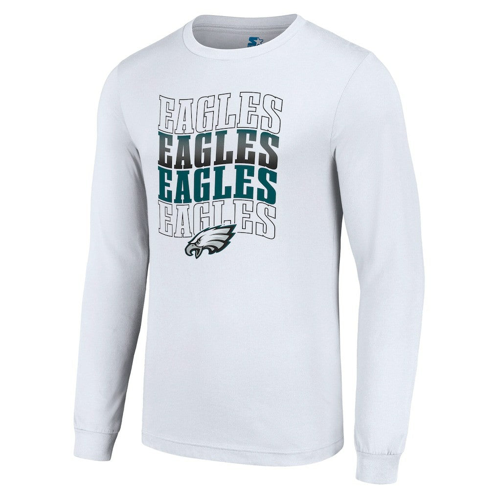 Starter Team Name Graphic Long Sleeve T-Shirt - Philadelphia Eagles