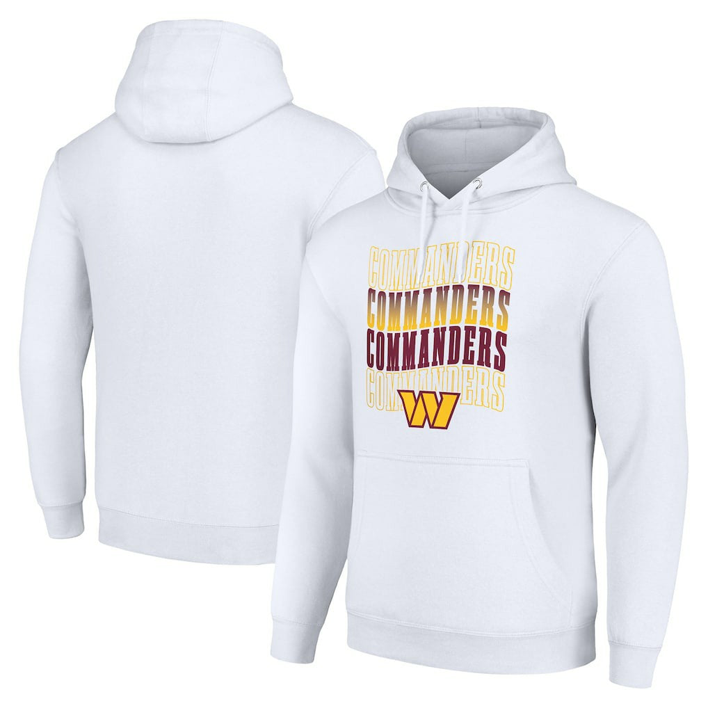 Starter Four Team Name Logo Fleece Pullover Hoodie - Washington Commanders