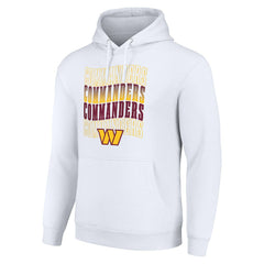 Starter Four Team Name Logo Fleece Pullover Hoodie - Washington Commanders