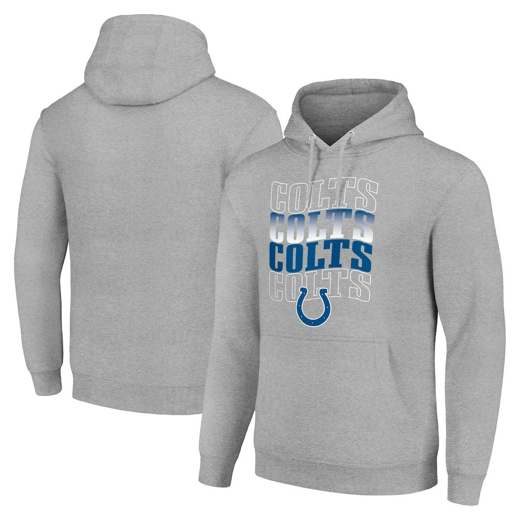 Starter Four Team Name Logo Fleece Pullover Hoodie - Indianapolis Colts