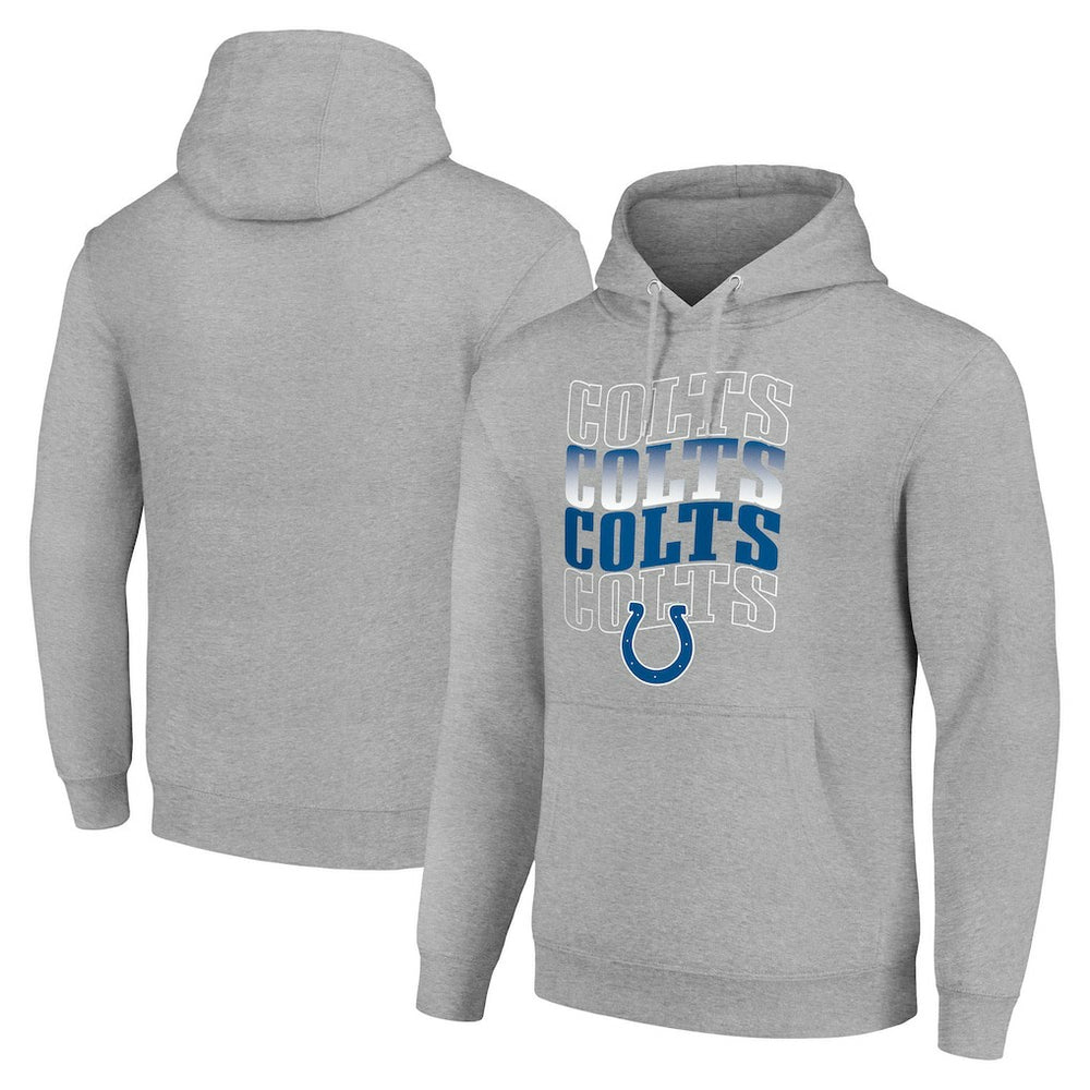Starter Four Team Name Logo Fleece Pullover Hoodie - Indianapolis Colts