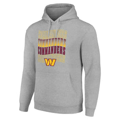 Starter Four Team Name Logo Fleece Pullover Hoodie - Washington Commanders