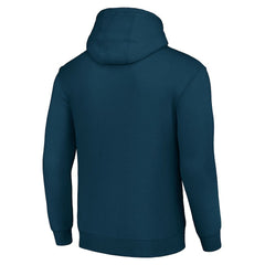 Starter Four Team Name Logo Fleece Pullover Hoodie - Denver Broncos