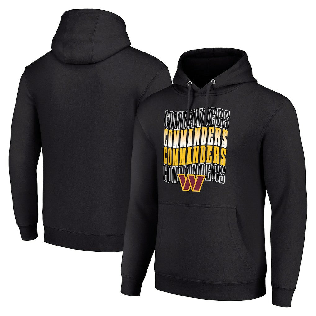 Starter Four Team Name Logo Fleece Pullover Hoodie - Washington Commanders