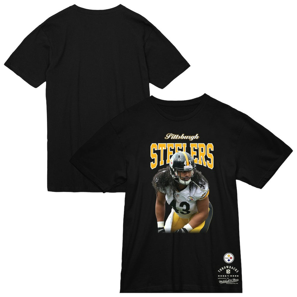 Troy Polamalu  Sideline Retired Player T-Shirt - Pittsburgh Steelers