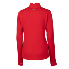 Cutter & Buck Women's Traverse Stretch Quarter-Zip Pullover Top - Buffalo Bills