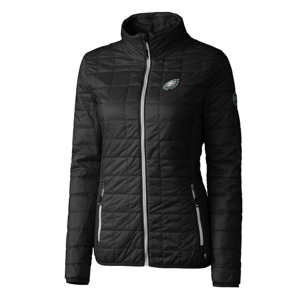 Cutter & Buck Women's Rainier PrimaLoft Eco Insulated Full-Zip Puffer Jacket - Philadelphia Eagles
