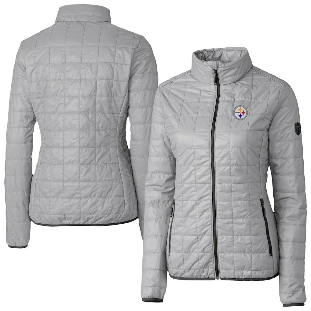 Cutter & Buck Women's Rainier PrimaLoft Eco Insulated Full-Zip Puffer Jacket - Pittsburgh Steelers