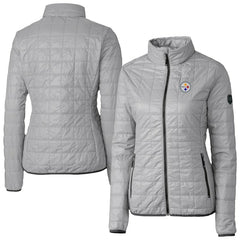 Cutter & Buck Women's Rainier PrimaLoft Eco Insulated Full-Zip Puffer Jacket - Pittsburgh Steelers