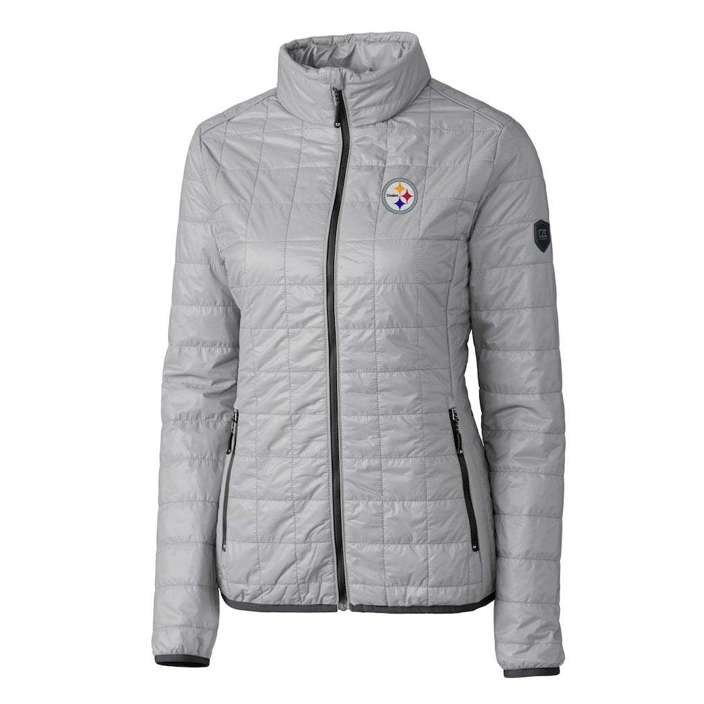 Cutter & Buck Women's Rainier PrimaLoft Eco Insulated Full-Zip Puffer Jacket - Pittsburgh Steelers