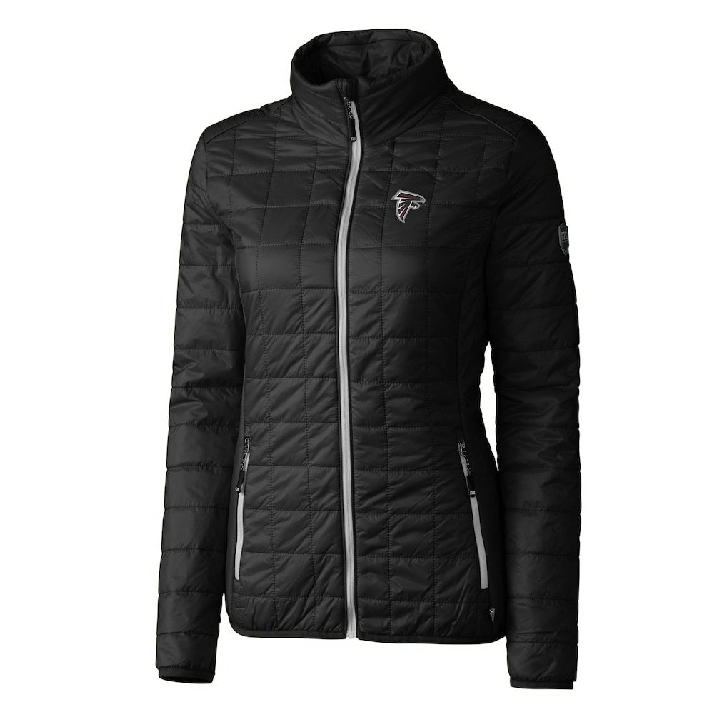 Cutter & Buck Women's Rainier PrimaLoft Eco Insulated Full-Zip Puffer Jacket - Atlanta Falcons