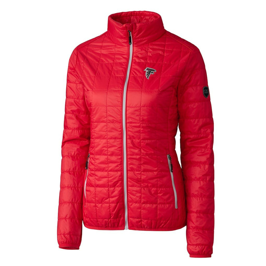 Cutter & Buck Women's Rainier PrimaLoft Eco Insulated Full-Zip Puffer Jacket - Atlanta Falcons
