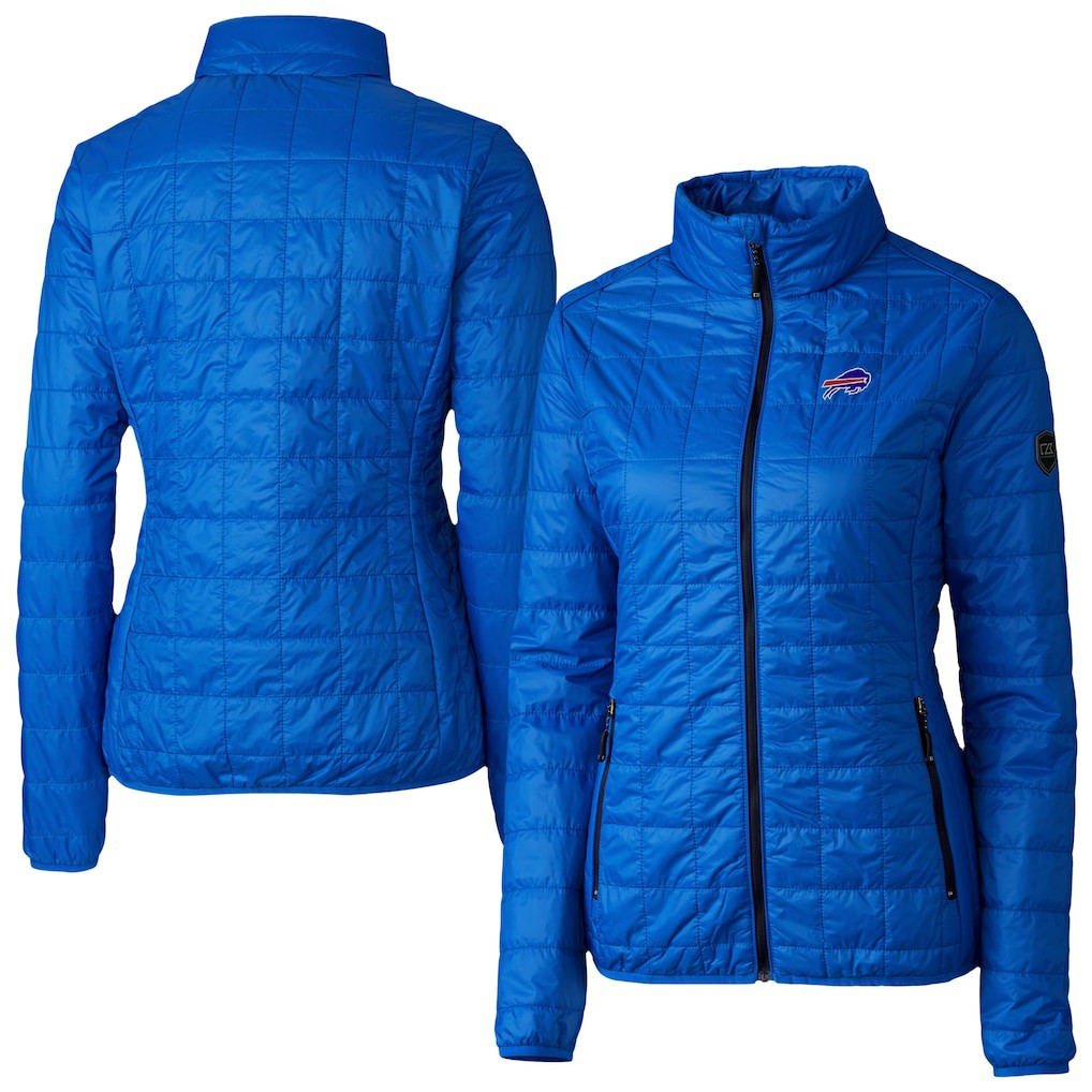 Cutter & Buck Women's Rainier PrimaLoft Eco Insulated Full-Zip Puffer Jacket - Buffalo Bills