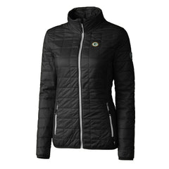 Cutter & Buck Women's Rainier PrimaLoft Eco Insulated Full-Zip Puffer Jacket - Green Bay Packers
