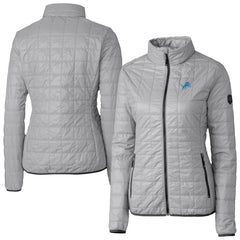 Cutter & Buck Women's Rainier PrimaLoft Eco Insulated Full-Zip Puffer Jacket - Detroit Lions