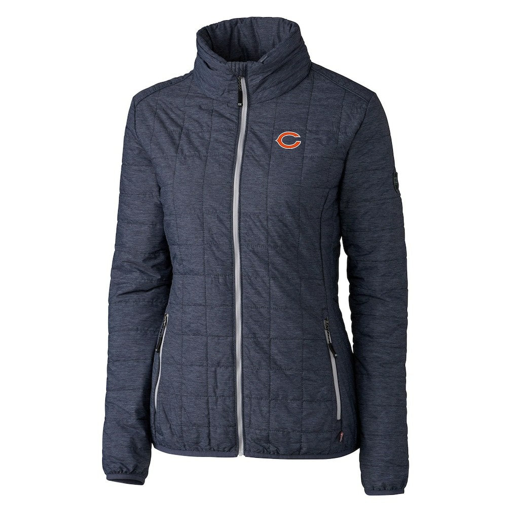 Cutter & Buck Women's Rainier PrimaLoft Eco Insulated Full-Zip Puffer Jacket - Chicago Bears