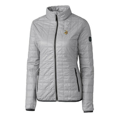 Cutter & Buck Women's Rainier PrimaLoft Eco Insulated Full-Zip Puffer Jacket - Minnesota Vikings