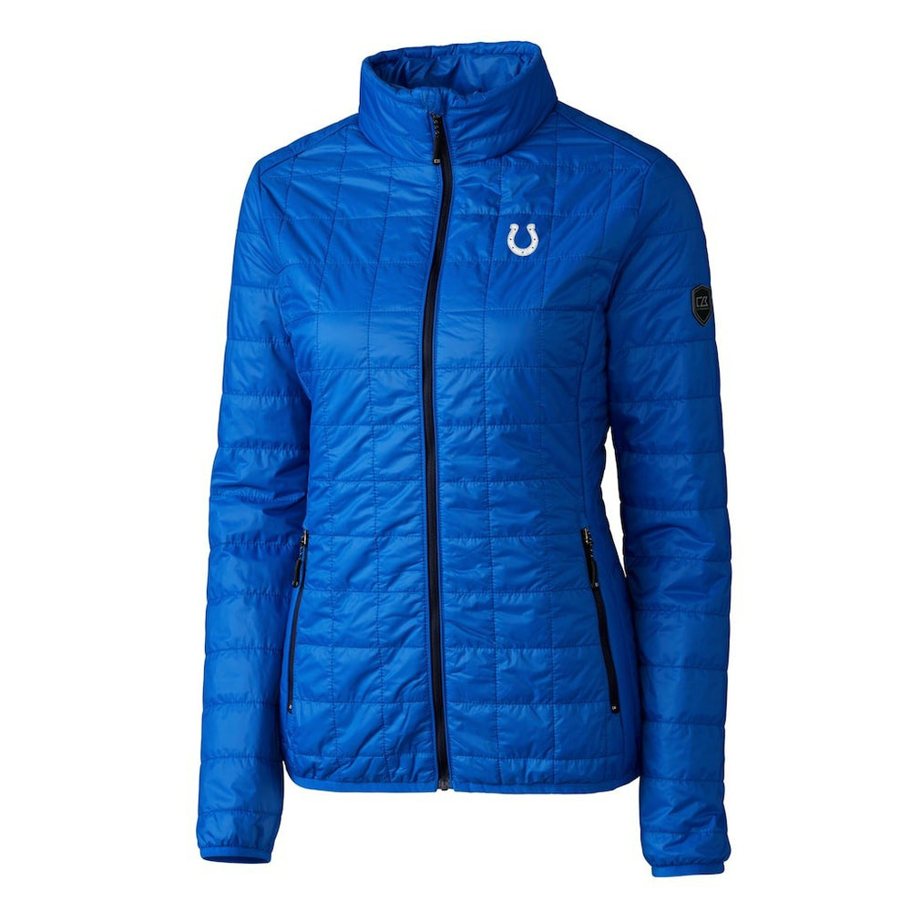 Cutter & Buck Women's Rainier PrimaLoft Eco Insulated Full-Zip Puffer Jacket - Indianapolis Colts