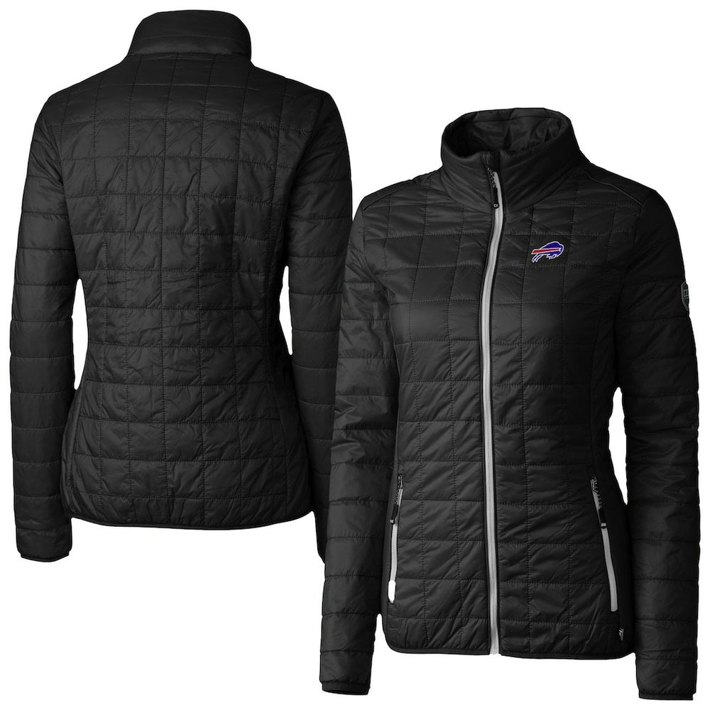 Cutter & Buck Women's Rainier PrimaLoft Eco Insulated Full-Zip Puffer Jacket - Buffalo Bills