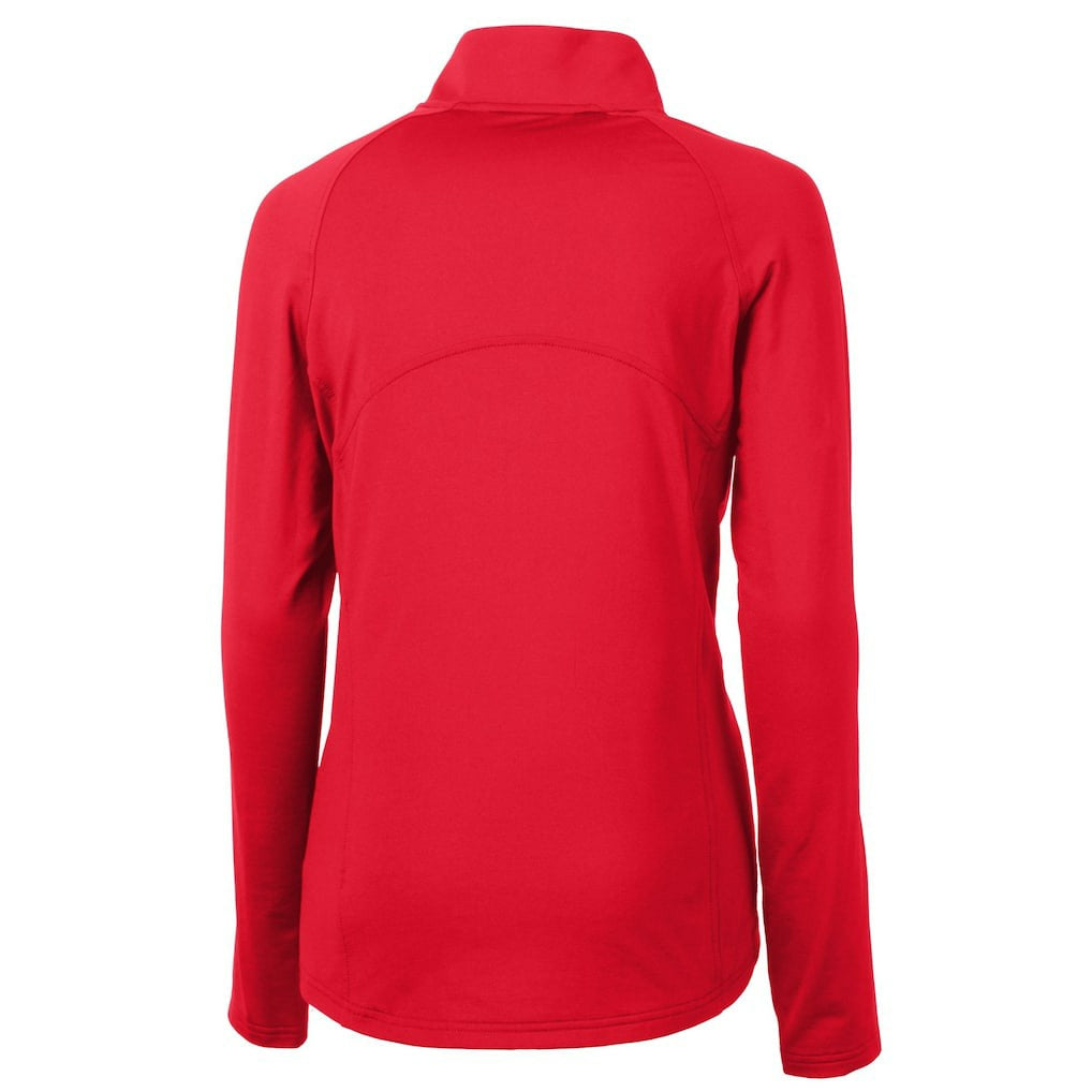 Cutter & Buck Women's Adapt Eco Knit Stretch Recycled Half-Zip Pullover Top - Arizona Cardinals