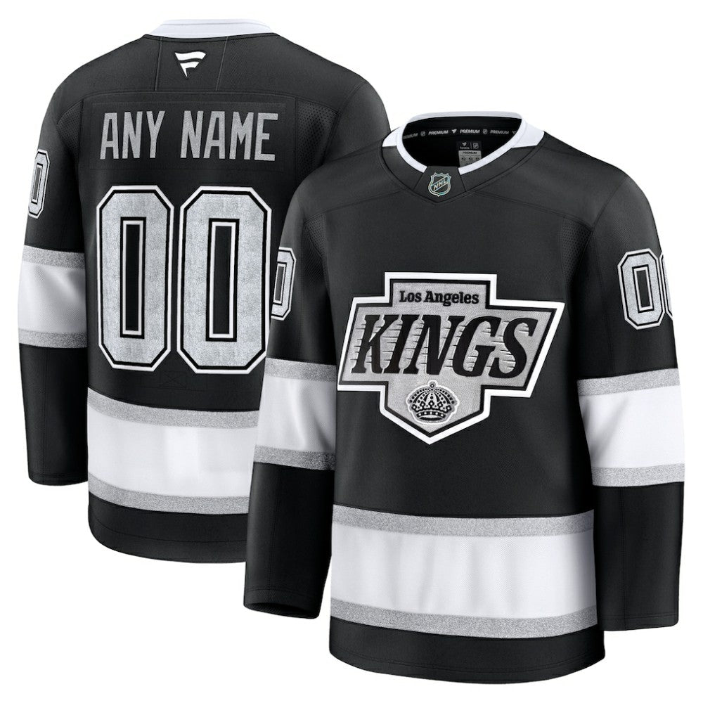 NHL Black Los Angeles Kings Fanatics Home Premium Custom Jersey
