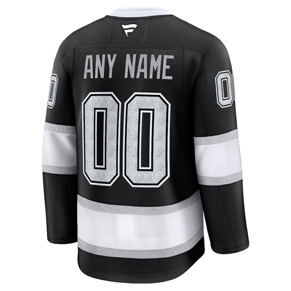 NHL Black Los Angeles Kings Fanatics Home Premium Custom Jersey