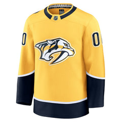 NHL Gold Nashville Predators Fanatics Home Premium Custom Jersey