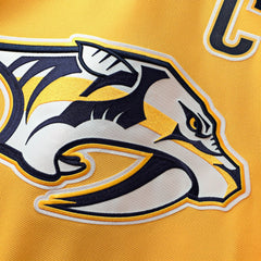 NHL Gold Nashville Predators Fanatics Home Premium Custom Jersey