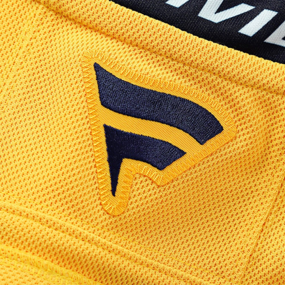 NHL Gold Nashville Predators Fanatics Home Premium Custom Jersey