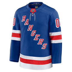 NHL Royal New York Rangers Fanatics Home Premium Custom Jersey