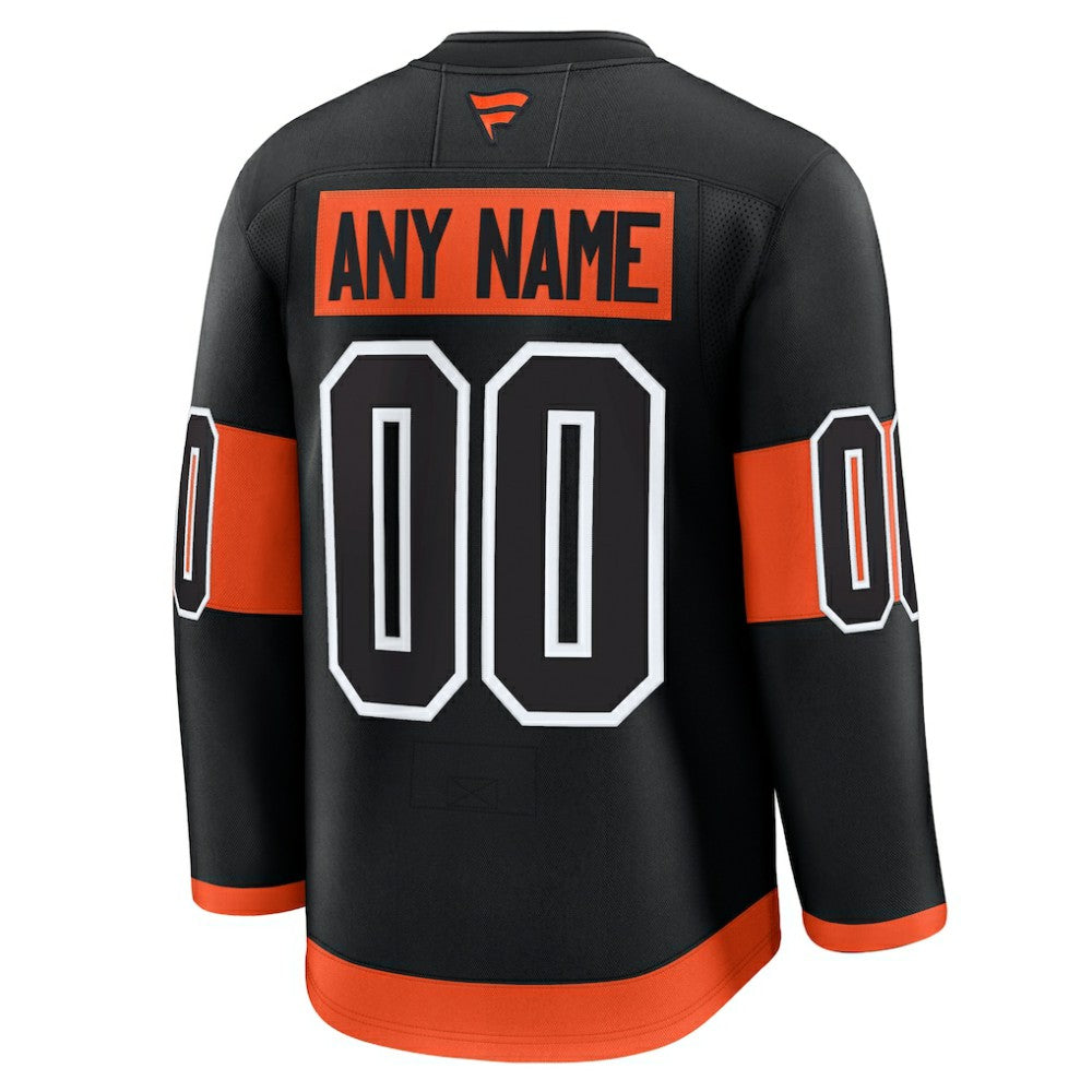 NHL Black Philadelphia Flyers Fanatics Alternate Premium Custom Jersey