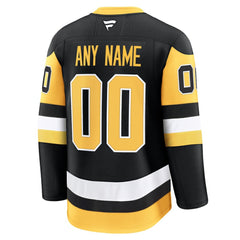 NHL Black Pittsburgh Penguins Fanatics Home Premium Custom Jersey
