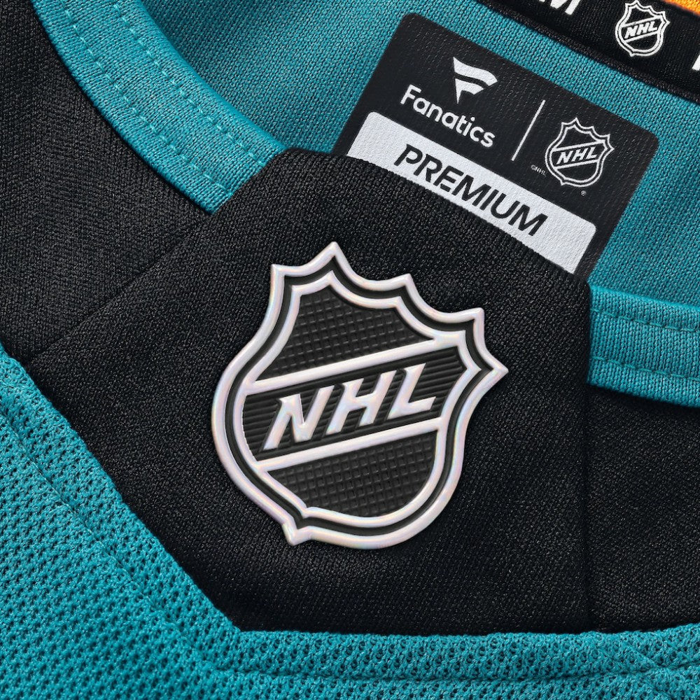 NHL Teal San Jose Sharks Fanatics Home Premium Custom Jersey