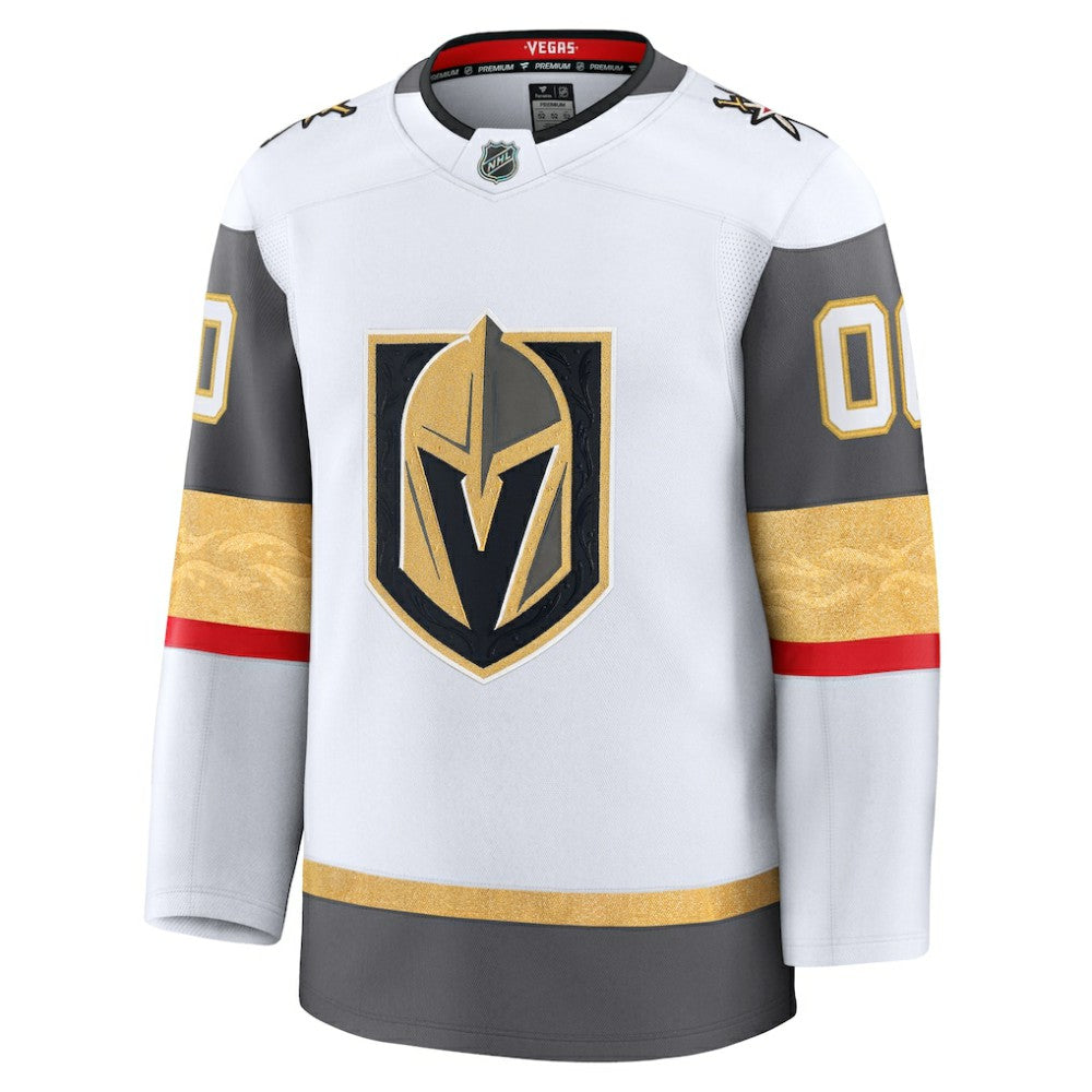 NHL White Vegas Golden Knights Fanatics Away Premium Custom Jersey